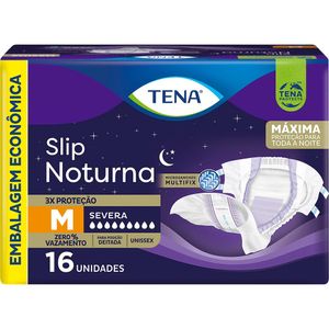 Fralda Geriátrica Tena Noturna M com 16un