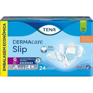 Fralda Geriátrica Tena Slip Dermacare G 24 Unidades