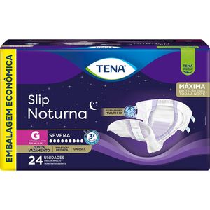 Fralda Geriátrica Tena Slip Noturna G 24 Unidades