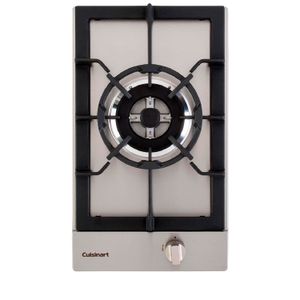 Cooktop Dominó à Gás Cuisinart com Acendimento Superautomático com 01 Boca Inox - 4092740114