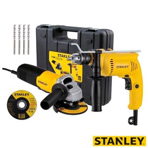 Combo Parafusadeira e Furadeira de Impacto 3/8" (10MM) com Parafusadeira de Impacto 1/4" (6,35mm) Stanley - SCHI121