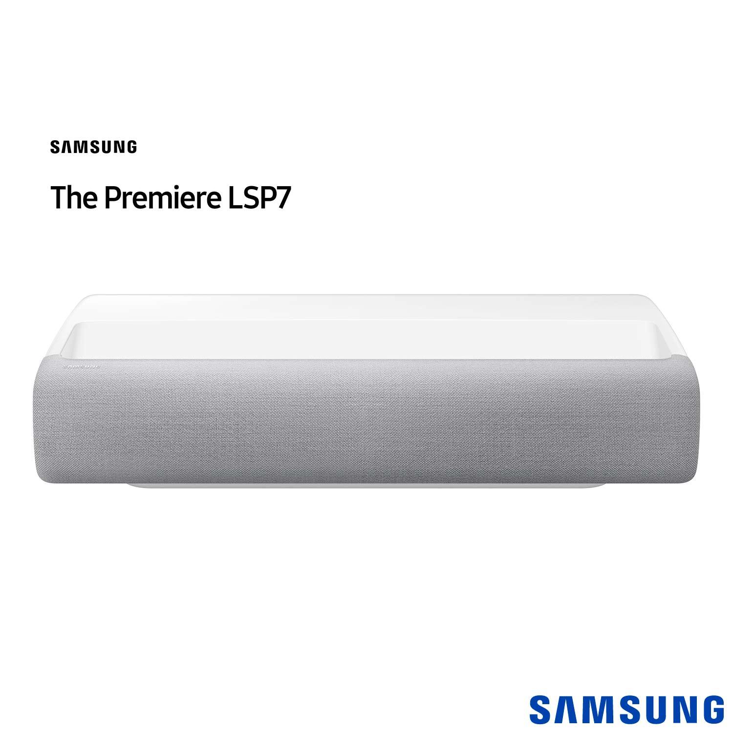 Projetor Samsung Smart 4K a Laser com USB e HDMI - SP-LSP7TGAXZD