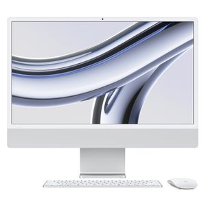 iMac 24" Apple M3 Tela 4.5K (8GB RAM 256GB SSD) - Prateado