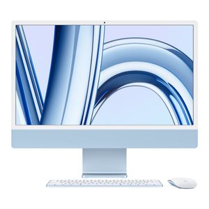 iMac 24", Tela Retina 4.5K Apple, Processador M3, (8GB RAM, 512GB) - Azul