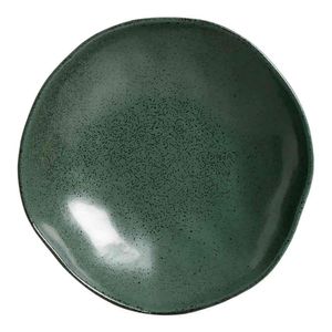 Conjunto de Pratos Fundos Orgânico Arauco com 06 Peças em Stoneware Verde - Porto Brasil