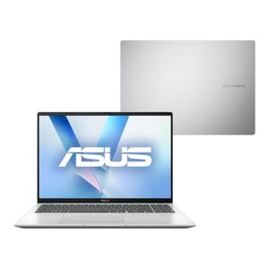Notebook ASUS Vivobook 16 X1607QA SNAPDRAGON X1 26 100 16Gb Ram 1TB SSD Windows 11 Home Tela 16" FHD Silver - MB092W