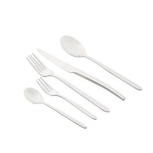 Faqueiro em aço inox Kenya 30 Peças prata