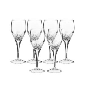 Jogo de tacas vinho branco em cristal Strauss Clássicos 100.065 6 peças 175ml