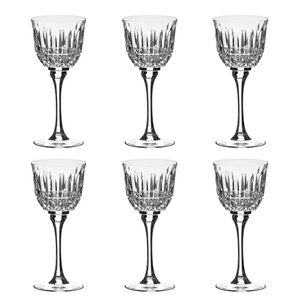 Jogo de tacas vinho branco em cristal Strauss Clássicos 225.069 6 peças 330ml