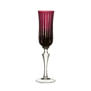 Taça de champagne em cristal Strauss Overlay 237.107.150 240ml ametista
