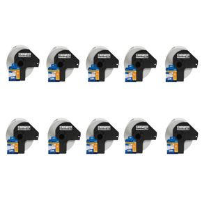 KIT com 10 Etiquetas Brother 29mmx90mm DK-1201 Pré Cortada