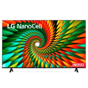 Smart TV LG 4K NanoCell 50" Polegadas 50NANO77SRA Bluetooth, ThinQ AI, Alexa, Google Assistente, Airplay e Wi-Fi