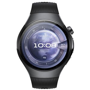 Smartwatch Huawei Watch 5 Preto com 46mm, Pulseira em Fluoroelastômero, Bluetooth e 32GB