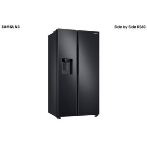 Refrigerador RS60 Samsung Side by Side Inverter 602 Litros com All Around Cooling™ e SpaceMax™ Black Inox Look - RS