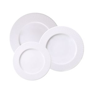 Jogo de Pratos Tramontina Santorini em Porcelana Decorada 12 peças
