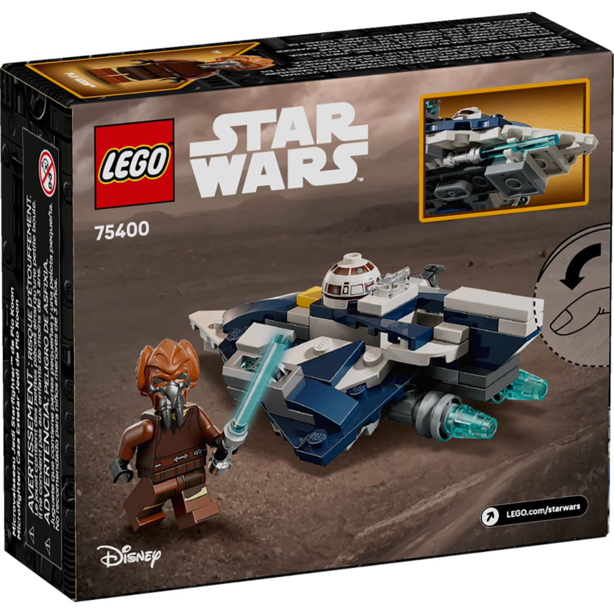 LEGO® Star Wars™ Microfighter Jedi Starfighter™ de Plo Koon