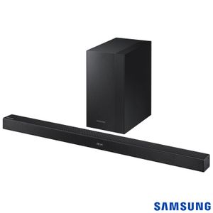 Soundbar Samsung com Subwoofer Sem Fio, 2.1 Canais e 300W - HW-K450/ZD