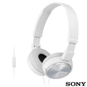 Fone de Ouvido Sony Headphone Branco - MDR-ZX310APW