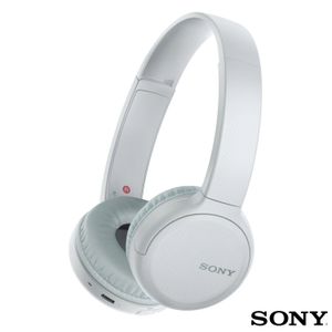 Fone de Ouvido sem Fio Sony WH CH510 Headphone Branco - SOWHCH510