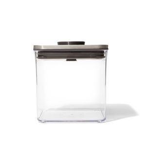Pote Hermético Quadrado Steel Pop 2,6 Litros OXO