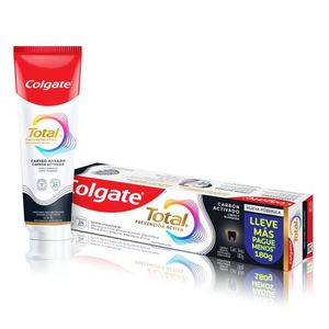 Creme Dental Colgate Total Carvão Ativado 180g