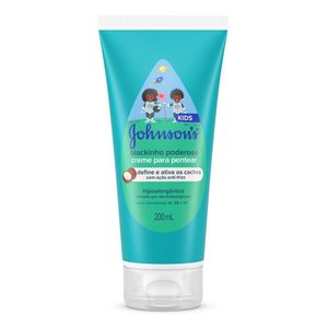 Creme para Pentear Johnson's Baby Blackinho Poderoso 200ml