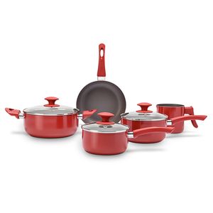 Conjunto de Panelas em Alumínio com 05 Peças Ceramic Life Antares - Brinox