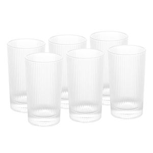 Jogo 6 Copos Altos Lines 400ml - Wolff