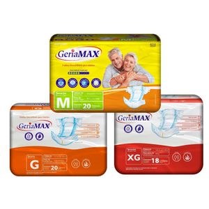 Fralda Descartável Geriátrica Geriamax  Evergreen