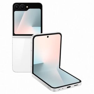 Celular Samsung Galaxy Z Flip7 FE 5G Branco, 256GB, 12GB RAM e Câmera Dupla de 50MP+12MP