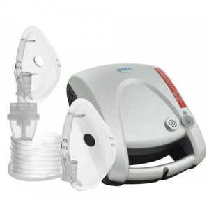Inalador e Nebulizador Adulto/Infantil NEBCOMV Prata G-Tech