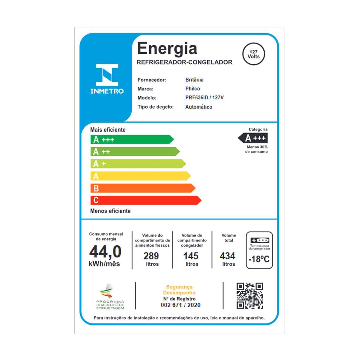 Geladeira 434L Philco Eco Inverter Side by Side PRF535ID | Fastshop