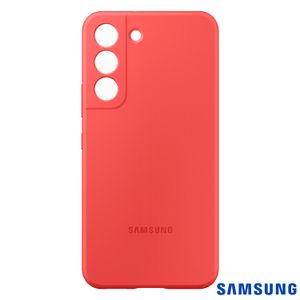Capa para Galaxy S22 de Silicone Coral - Samsung -  EF-PS901TPEGWW