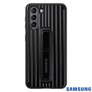 Capa Protetora para Galaxy S21 Protective Standing em Policarbonato e PU Preta - Samsung - EF-RG991CBEGWW