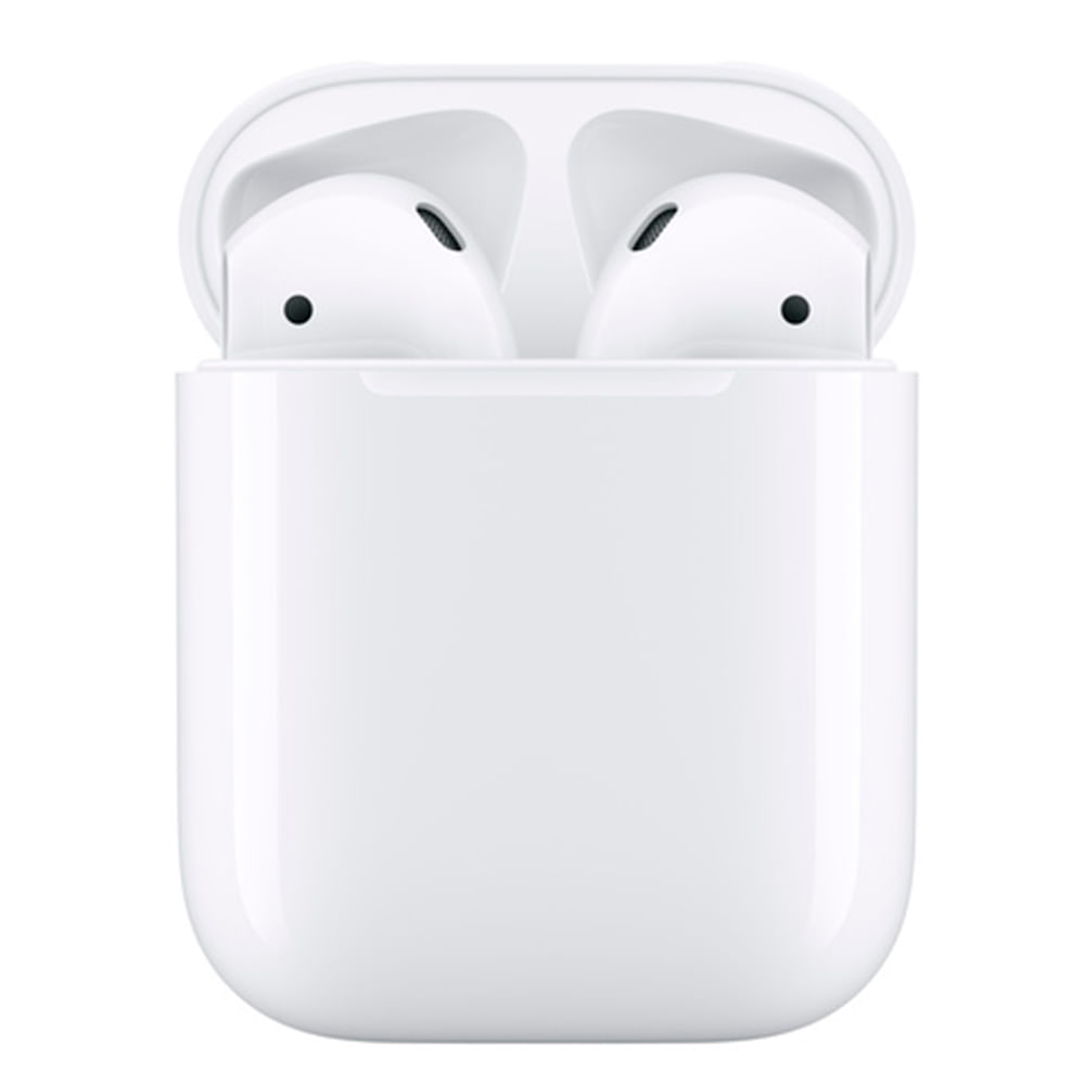 ミュージック iPods 2generation Apple AirPods (2ª Geração) com Estojo de Recarga | Fastshop