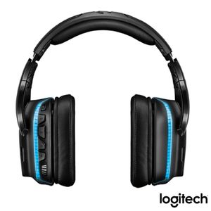 Headset sem Fio RGB para Jogos com Som Surround 7.1 Preto - Logitech - G935