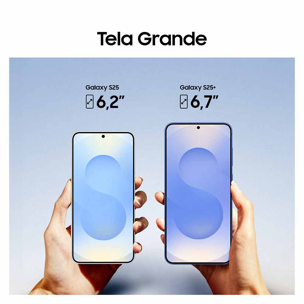 Celular Samsung Galaxy S25 5G, Prata, 256GB, 12GB RAM e Câmera