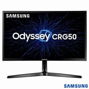 Monitor Gamer Curvo Samsung 24", FHD, 144 Hz,HDMI, DP, Freesync, Preto, Série CRG50 - LC24RG50FQLMZD