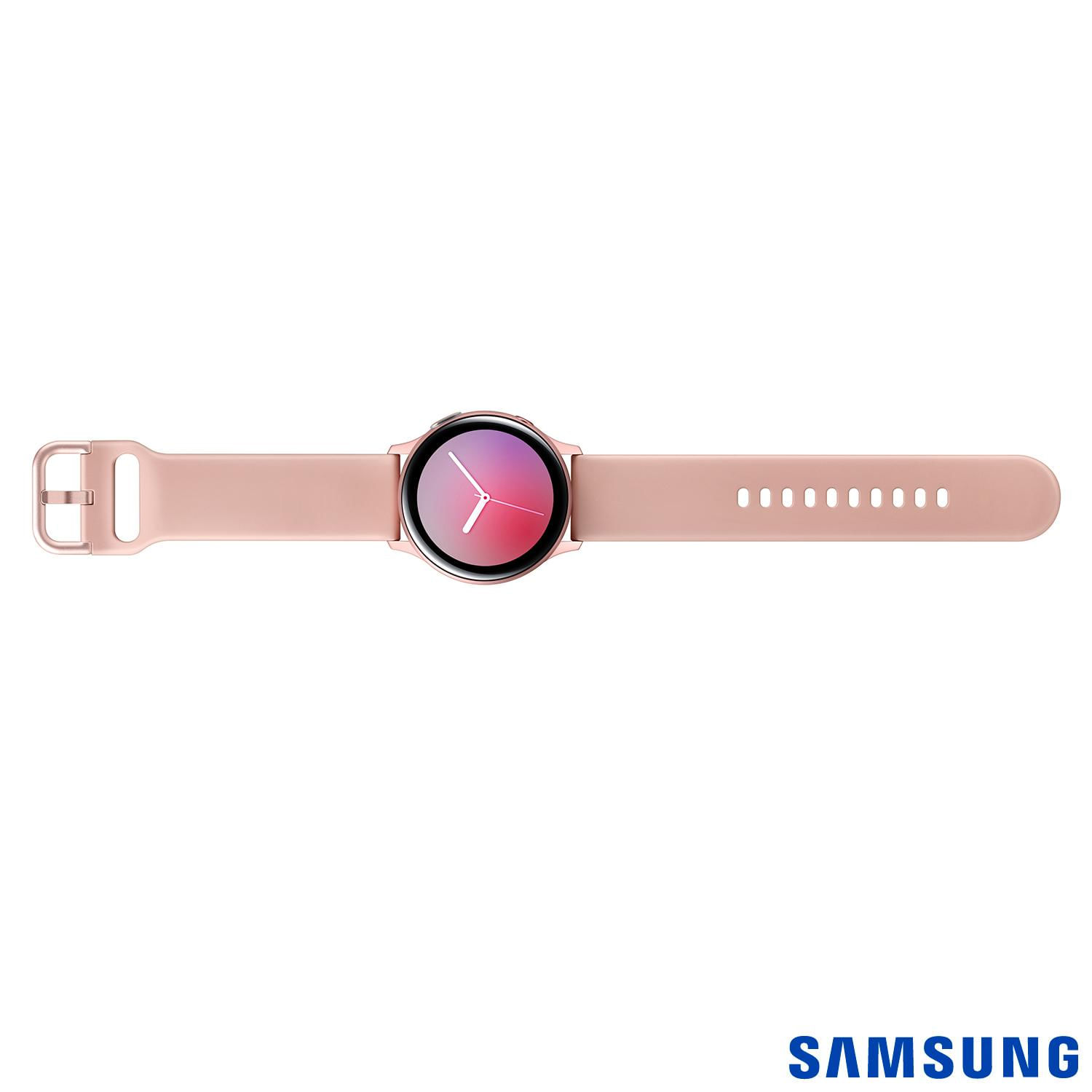 Galaxy Watch Active2 LTE 40mm Aluminio Rose Pulseira Silicone FastShop