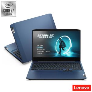 Notebook Gamer Lenovo, Intel® Core? i7, 8GB, 256GB SSD, 15,6´´, NVIDIA® GeForce® GTX 1650, IdeaPad Gaming 3 i-82CG0