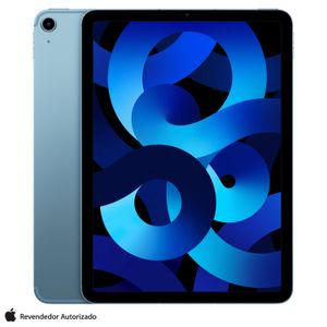 iPad Air Apple (5° geração) Processador M1 (10,9", Wi-Fi + Celular, 64GB) - Azul