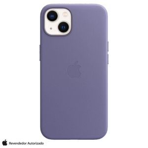 Capa para iPhone 13 Mini com MagSafe de Couro Roxa - Apple - MM0H3ZE/A
