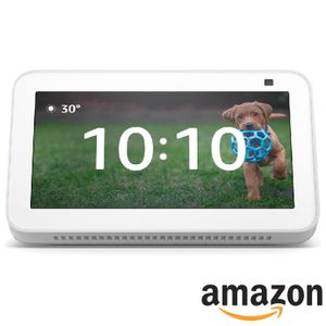 Smart Speaker Amazon com Smart Display de 5" com Alexa e Câmera de 2 MP Branco - Echo Show 5