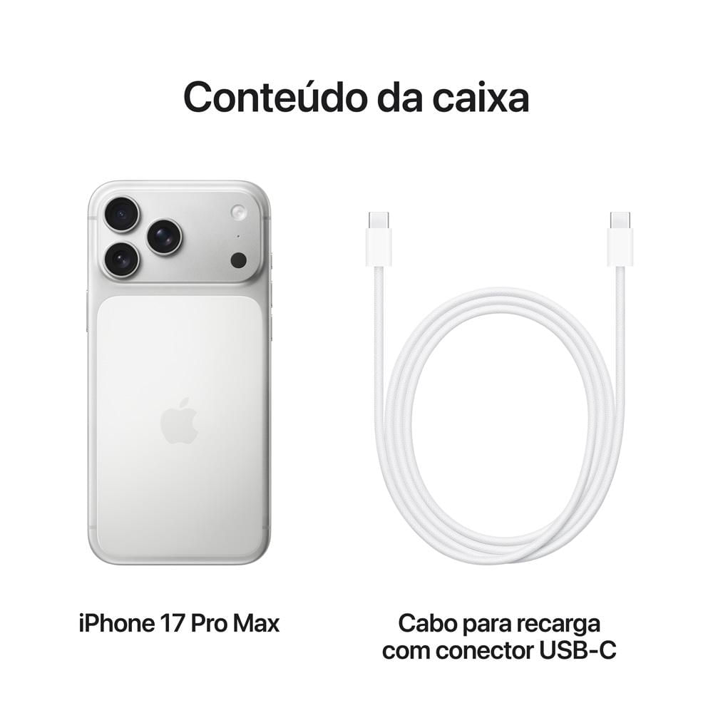 iPhone17 Pro 2セット販売 iPhone 17 Pro Max (2TB) Laranja-Cósmico, Tela de 6,9