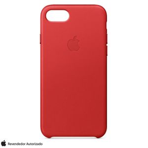 Capa para iPhone 7 e 8 de Couro Vermelho - Apple - MMY62ZM/A