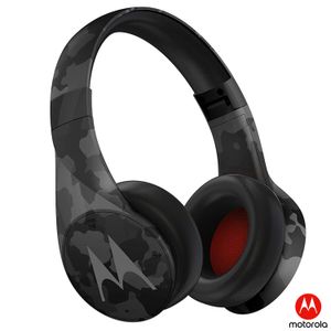 Fone de Ouvido sem Fio Motorola Pulse Escape Preto Camuflado - MRESCAPE+