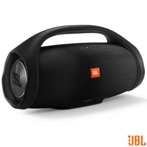 Caixa de Som Bluetooth JBL com 60W de Potência, Boombox Preta - LBOOMBOX