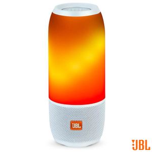 Caixa Bluetooth JBL Pulse 3 com Potência de 20 W para Android, iOS e Windows Phone - JBLPULSE3WHT