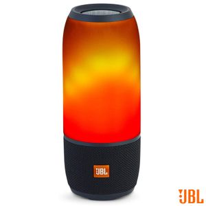 Caixa Bluetooth JBL Pulse 3 com Potência de 20 W para Android, iOS e Windows Phone - JBLPULSE3BLK