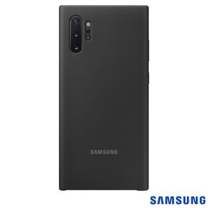 Capa para Galaxy Note 10 Plus em Silicone Preta - Samsung - EF-PN975TBEGBR